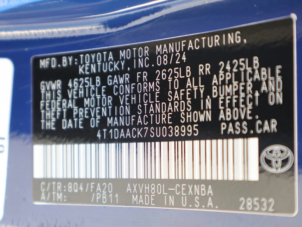 Used 2025 Blue Toyota LE image 39