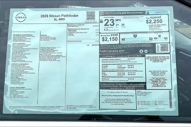 New 2026 Gray Nissan SL image 13