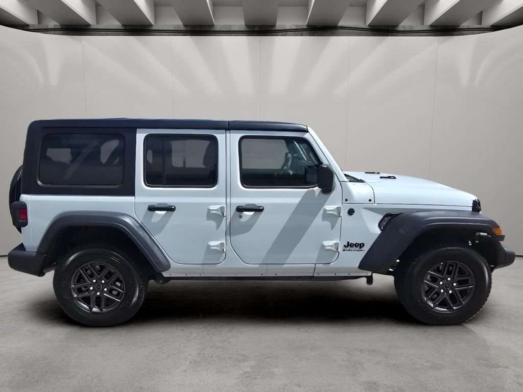 Used 2025 Bright White Clearcoat Jeep Sport S image 6