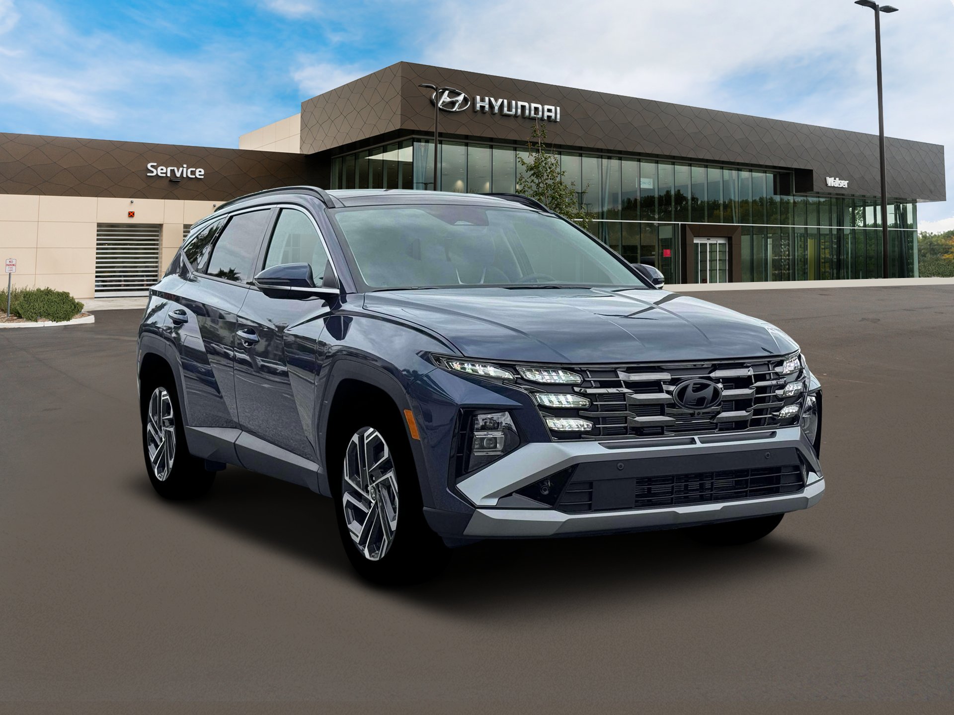 New 2026 Atlantis Blue Hyundai Limited AWD image 12