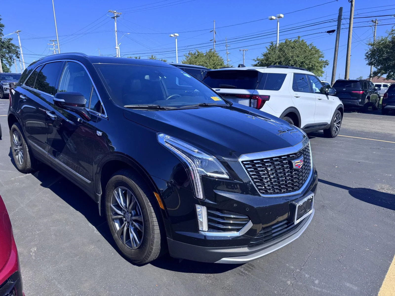 Used 2023 Stellar Black Metallic Cadillac AWD Premium Luxury image 3