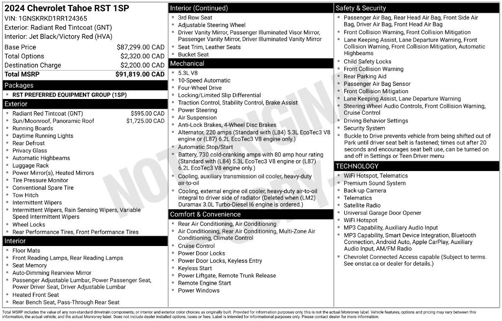 Used 2024 Red Chevrolet RST image 26