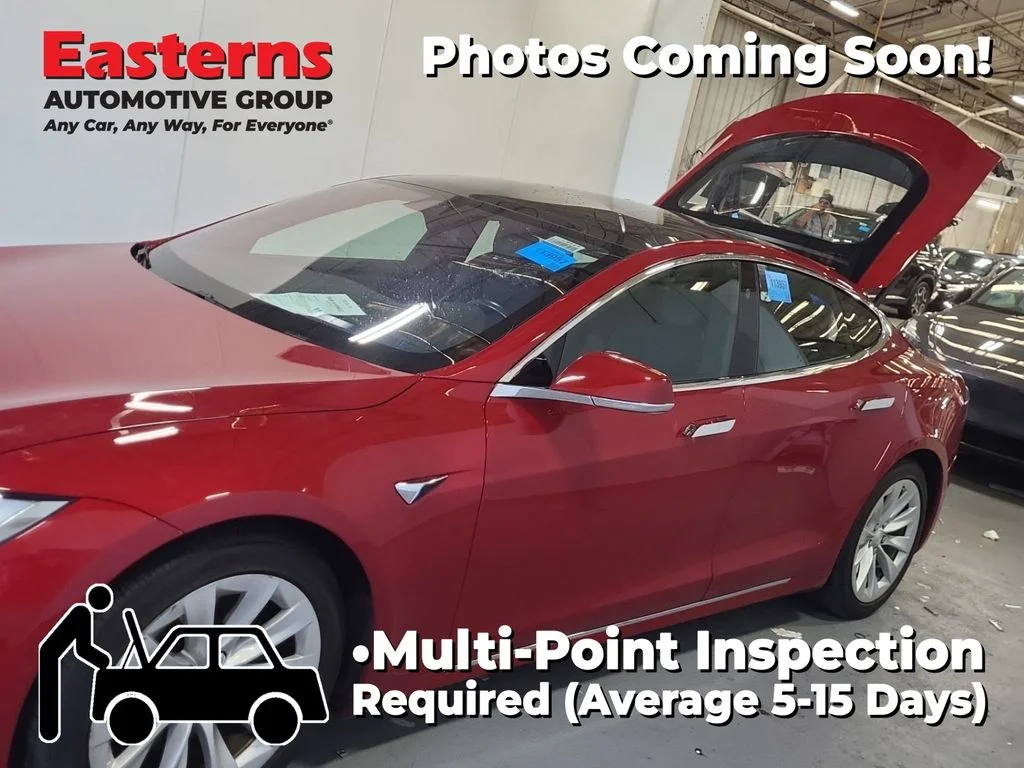 Used 2017 Red Tesla 75D image 1