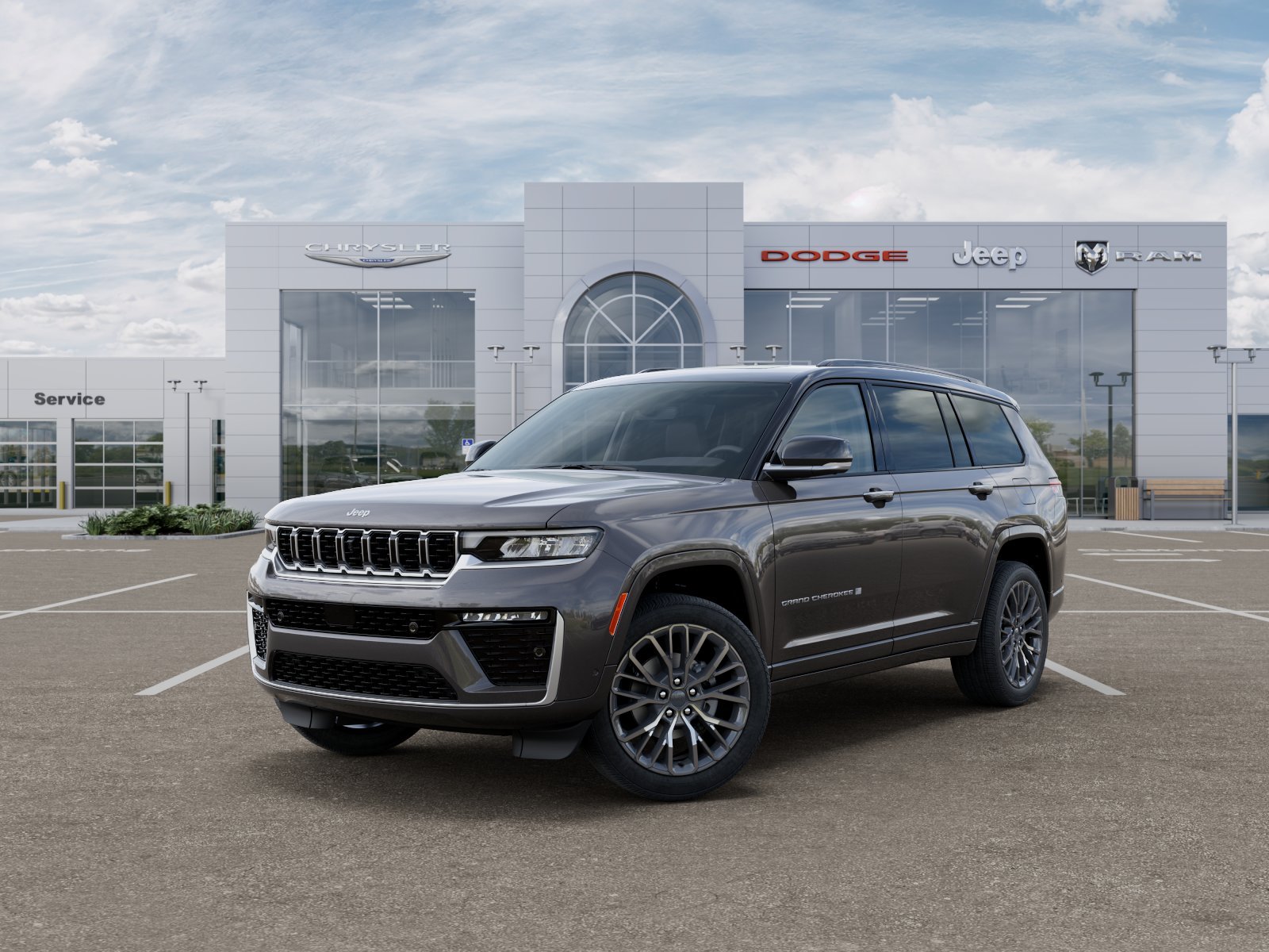 New 2026 Baltic Gray Metallic Clear-Coat Exterior Paint Jeep Summit image 19