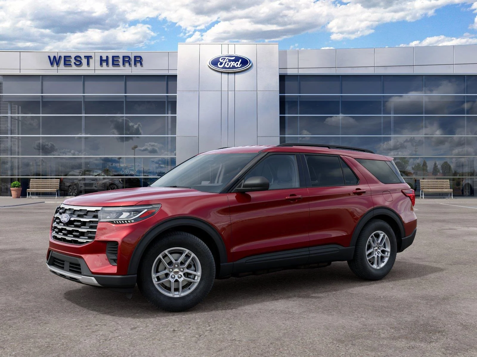 New 2027 Ruby Red Metallic Tinted Clearcoat Ford Active image 2