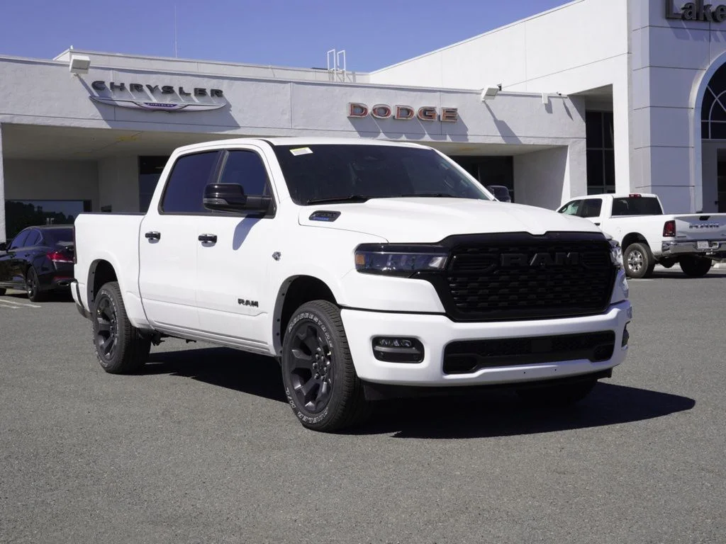 New 2026 Bright White Clear-Coat Exterior Paint RAM Big Horn/Lone Star image 1