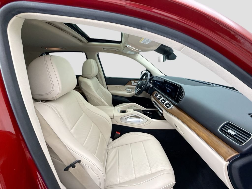 Certified Used 2021 designo Cardinal Red Metallic Mercedes-Benz GLE 350 image 19