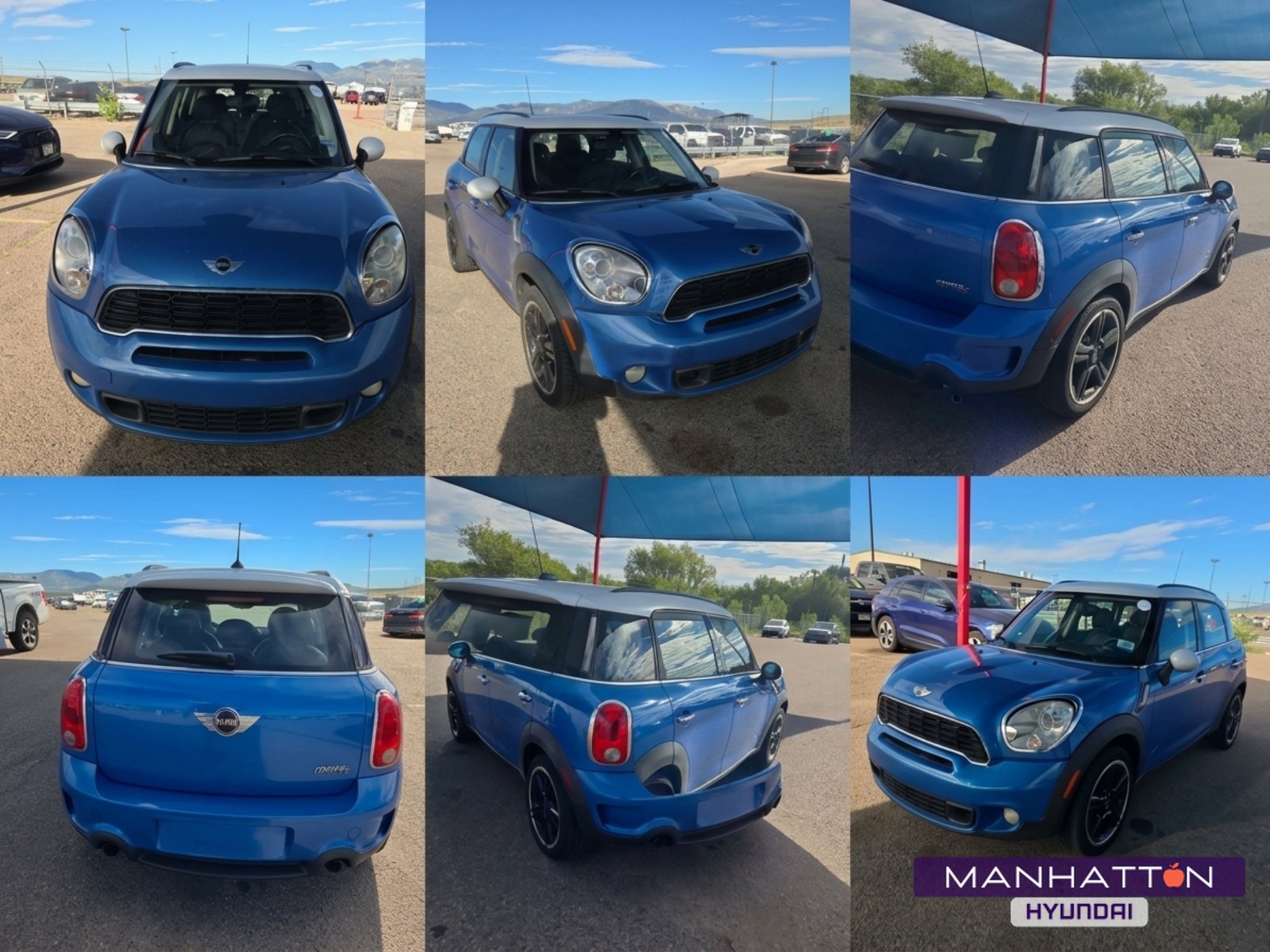 Used 2013 True Blue Metallic MINI Cooper S ALL4 image 1