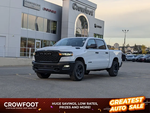 2026 RAM 1500 Warlock - - E-Locker Axle - 18 Black Wheels - Skid Plates - Trailer Brake Control & More!