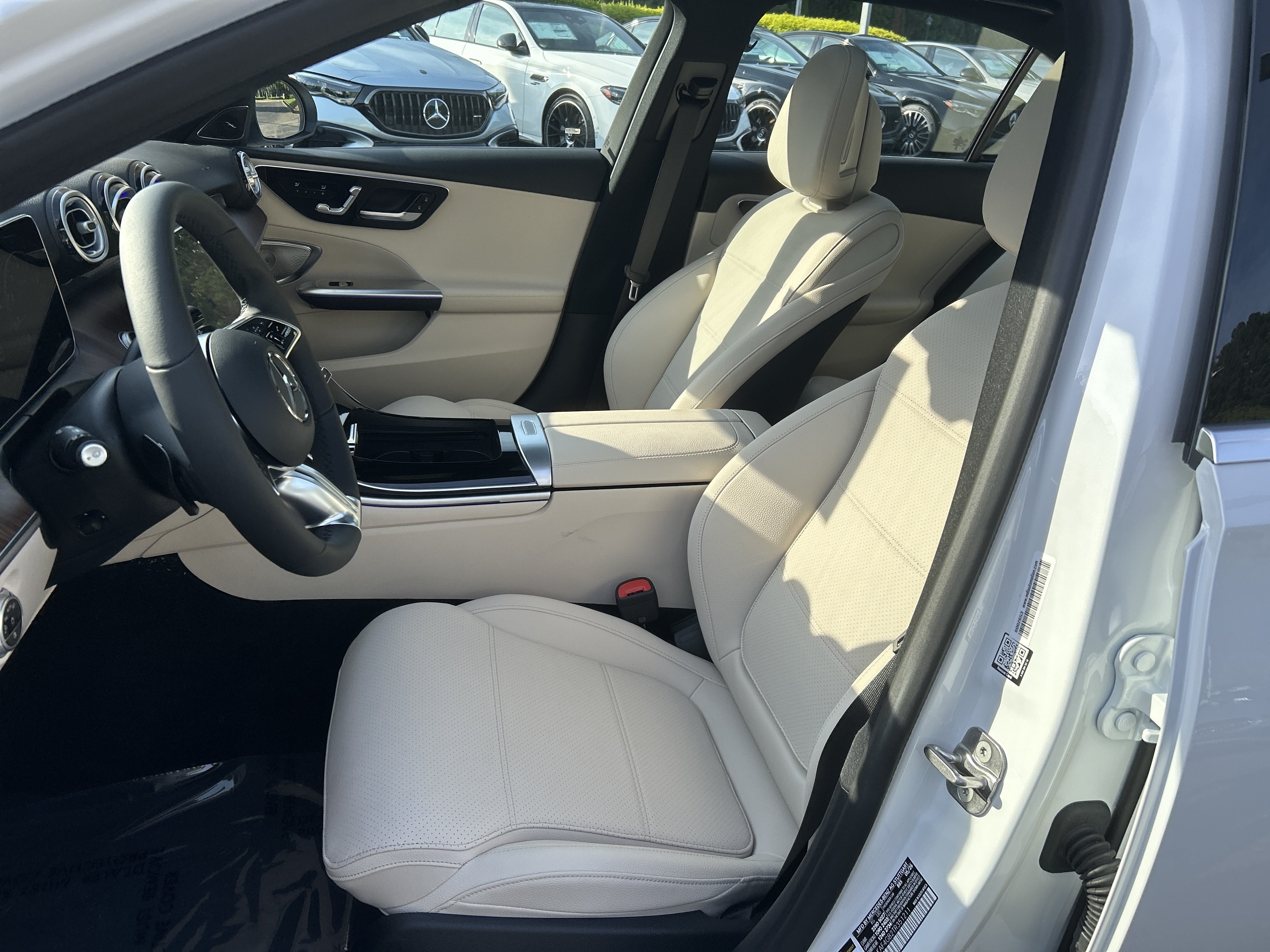 New 2026 MANUFAKTUR Moonlight White Metallic Mercedes-Benz C 300 Sedan image 21