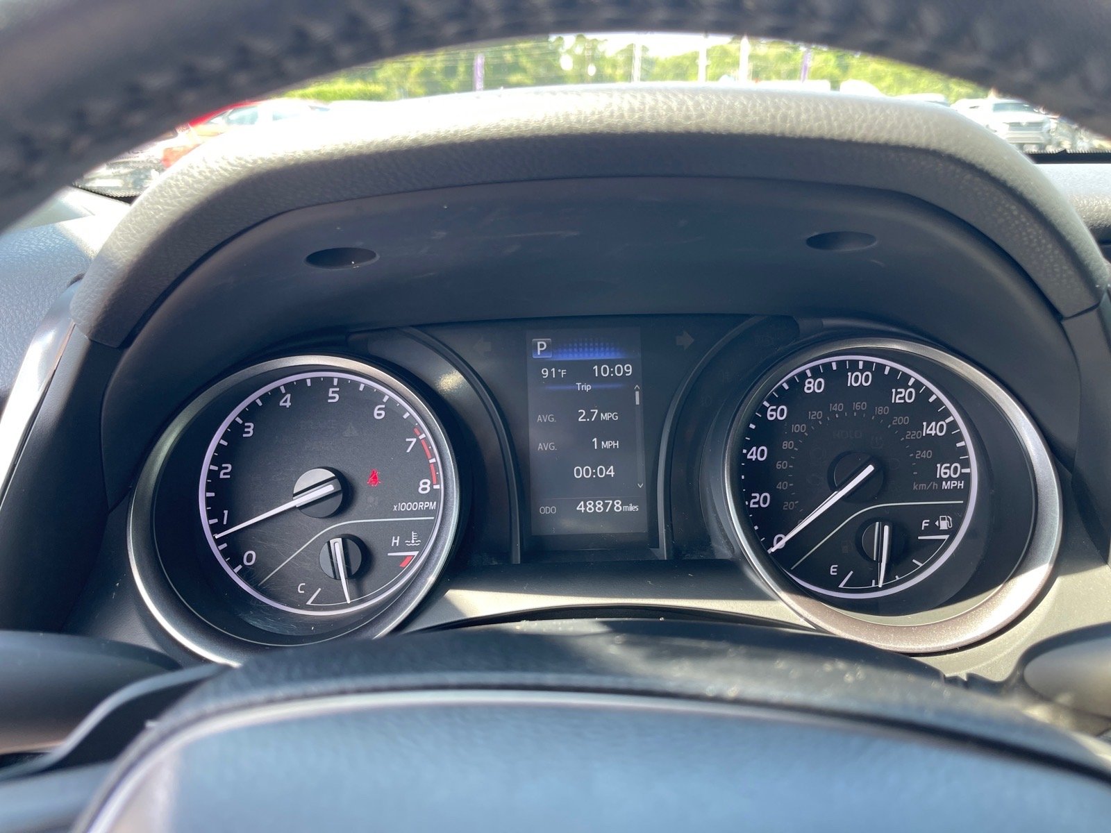 Used 2023 Midnight Black Metallic 218 Toyota SE image 4