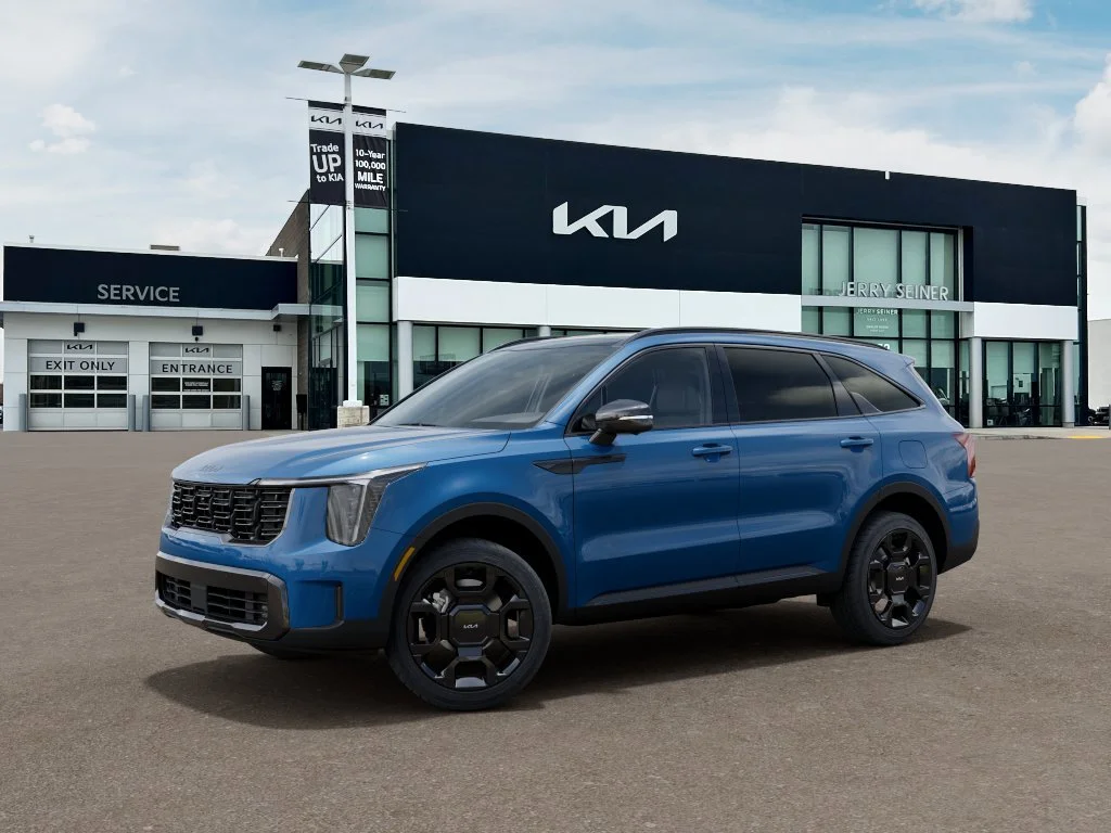 New 2026 Mineral Blue Kia X-Line SX Prestige AWD image 3