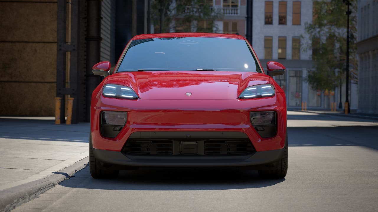 New 2027 Carmine Red Porsche Electric image 8