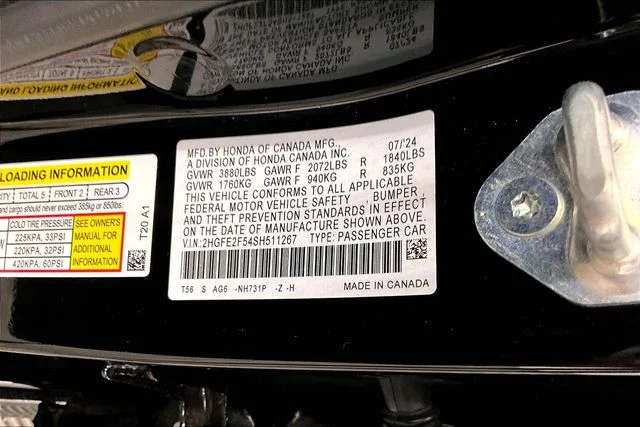 Used 2025 Crystal Black Pearl Honda Sport image 38