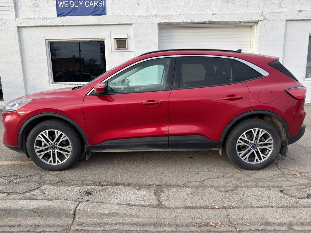 Used 2022 Red Metallic Ford SEL image 4