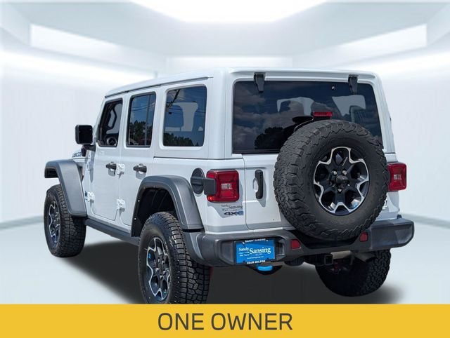 Used 2023 White Jeep Rubicon 4xe image 3