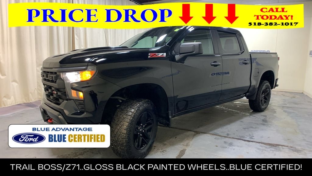 Certified Used 2024 Black Chevrolet Custom Trail Boss image 41