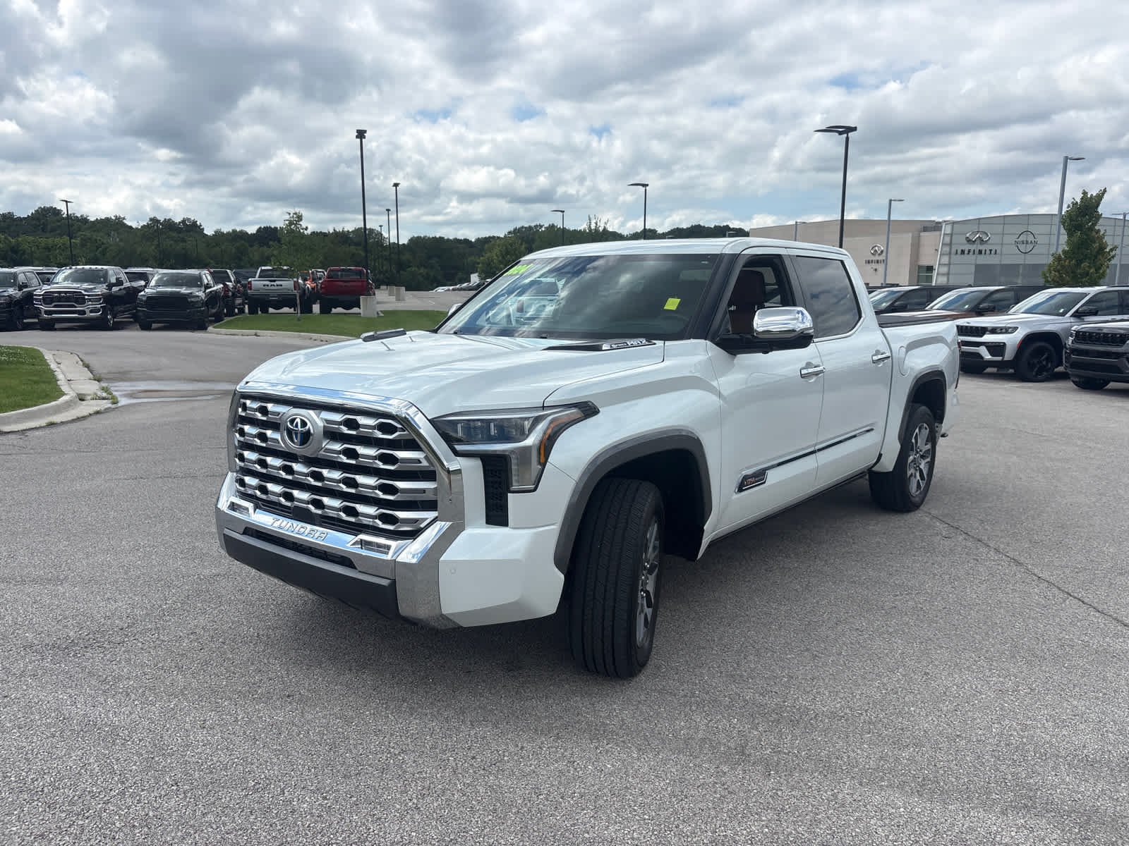 Used 2024 Wind Chill Pearl Toyota 1794 Edition Hybrid image 5