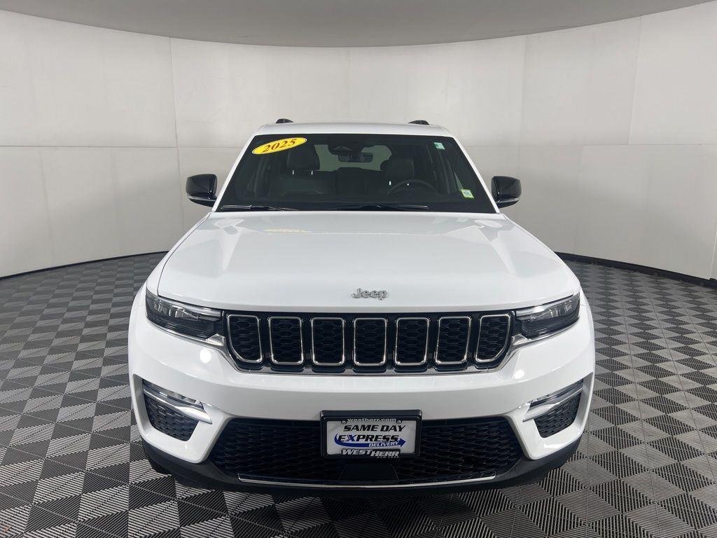 Used 2025 Bright White Clearcoat Jeep Limited image 20