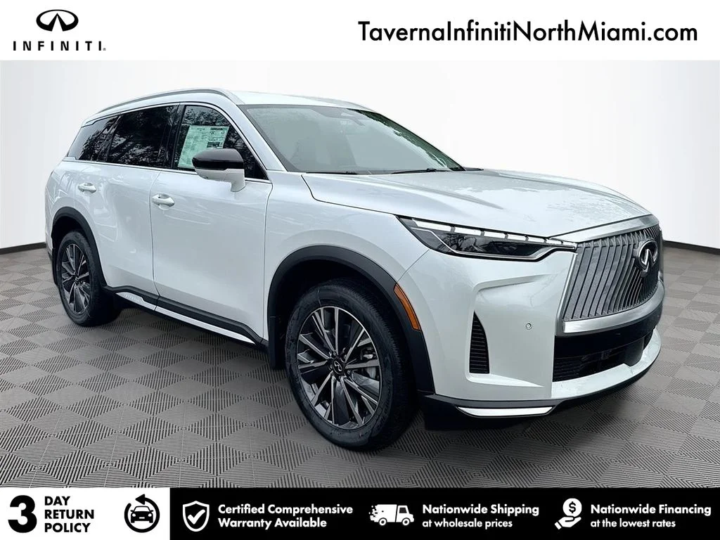 Certified Used 2026 White INFINITI LUXE image 1