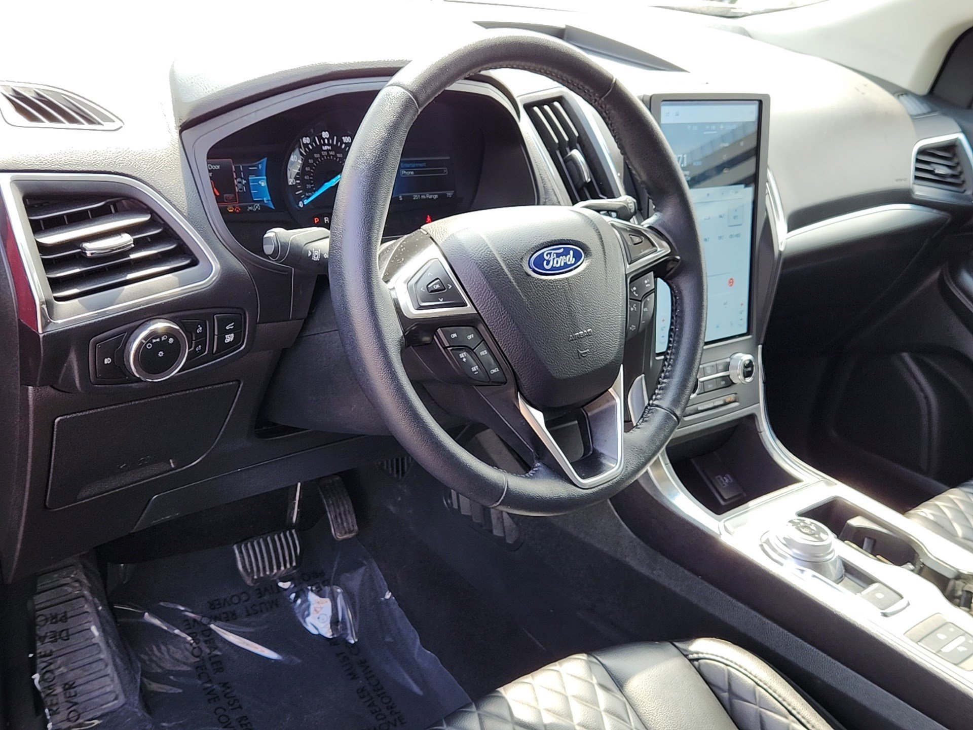 Used 2024 Rapid Red Metallic Tinted Clearcoat Ford Titanium image 11