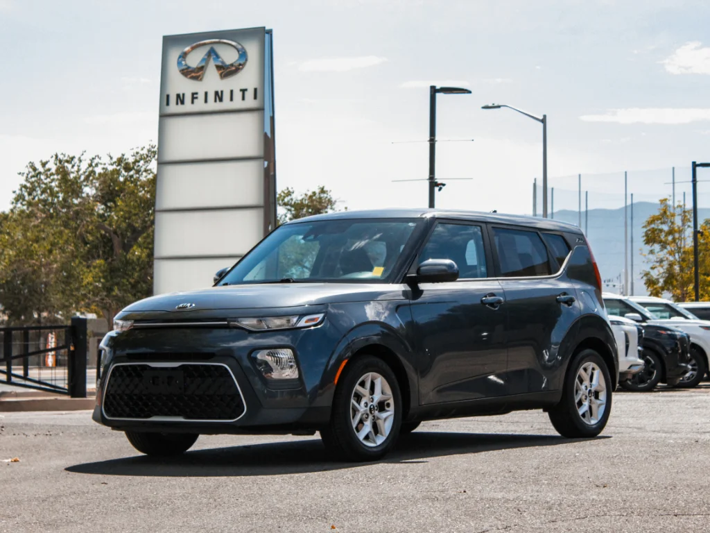 Used 2021 Gravity Gray Kia S image 1