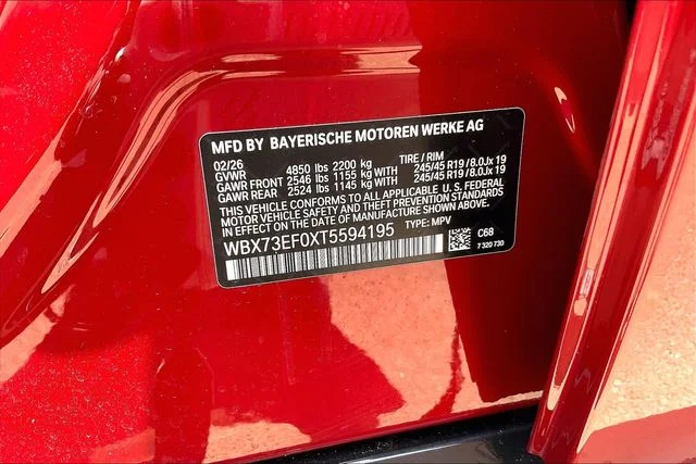 New 2026 Vegas Red Metallic BMW xDrive28i image 12