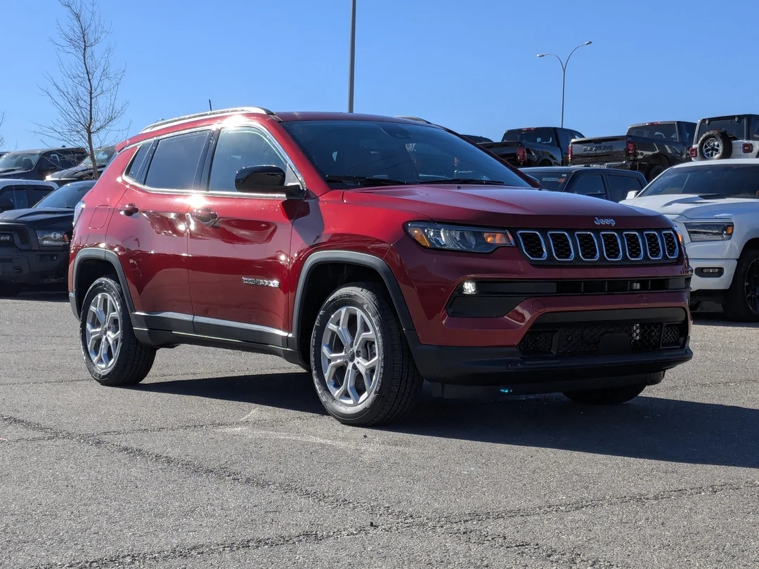 New 2026 Red Jeep North - - 4x4 - Panoramic Sunroof - Alpine Audio - Adaptive Cruise - Power Liftgate & More! image 2