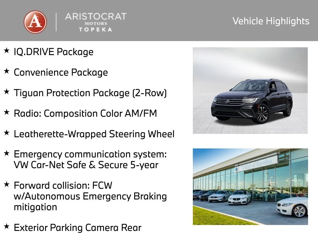 Used 2023 Volkswagen Tiguan S with VIN 3VVFB7AX1PM093421 for sale in Kansas City