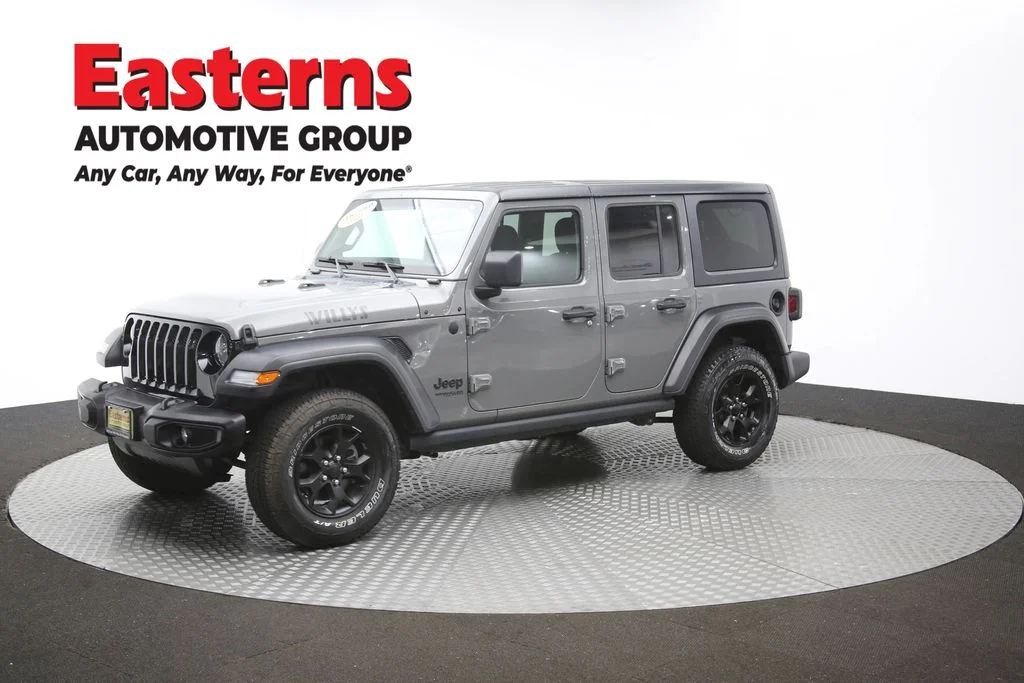 Used 2021 Gray Jeep Unlimited Willys image 54