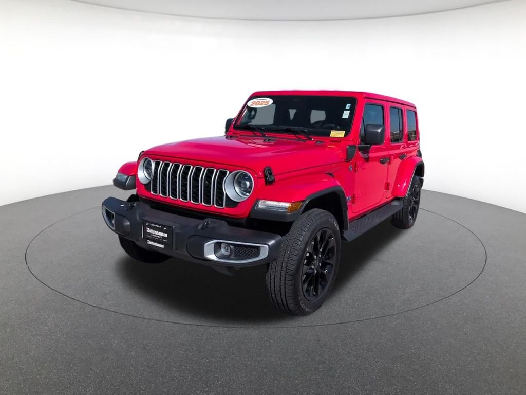 Used 2025 Jeep Wrangler 4xe Sahara 4XE with VIN 1C4RJXP68SW601762 for sale in Tinley Park, IL
