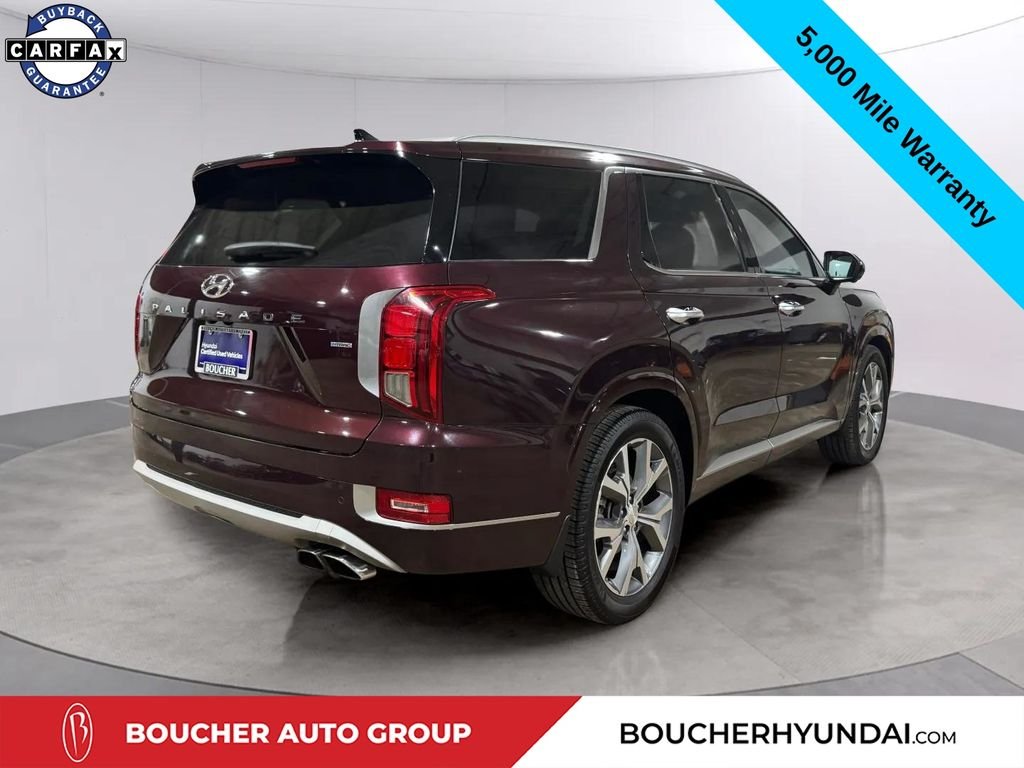 Certified Used 2021 Sierra Burgundy Hyundai Limited image 3