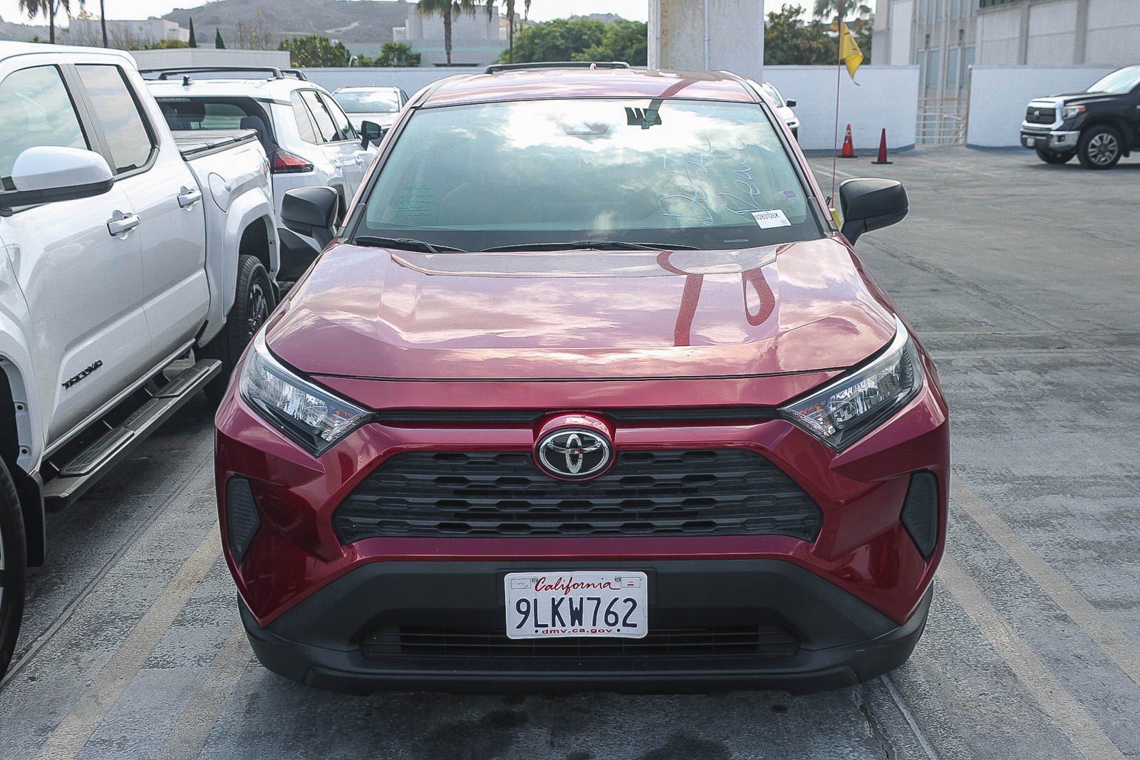 Certified Used 2022 Ruby Flare Pearl Toyota LE image 3