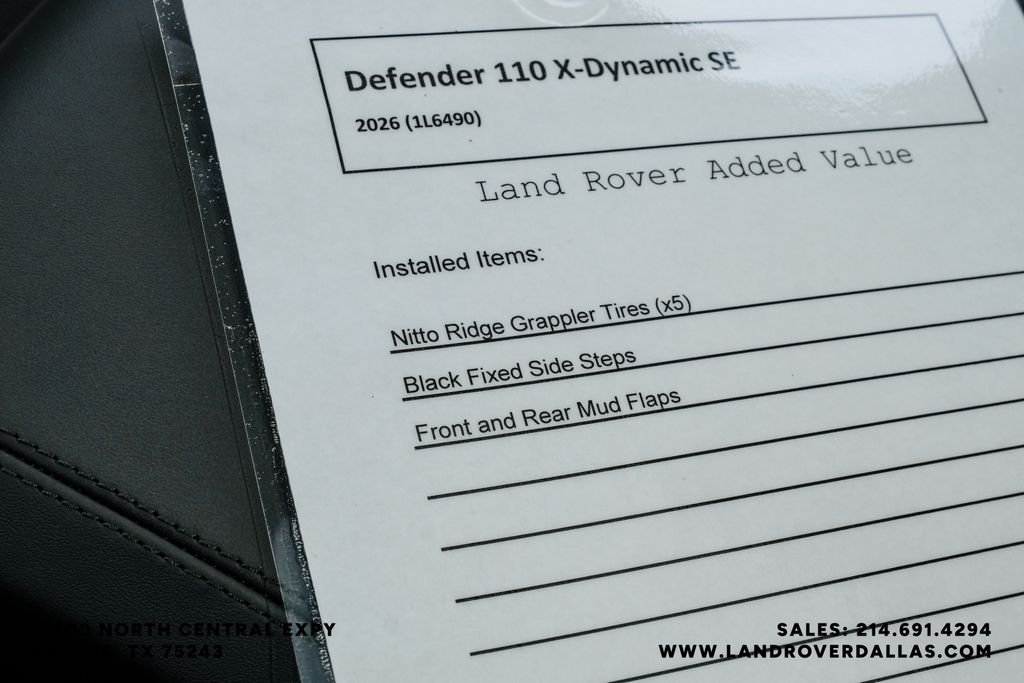New 2026 Borasco Grey Metallic Land Rover X-Dynamic SE image 53