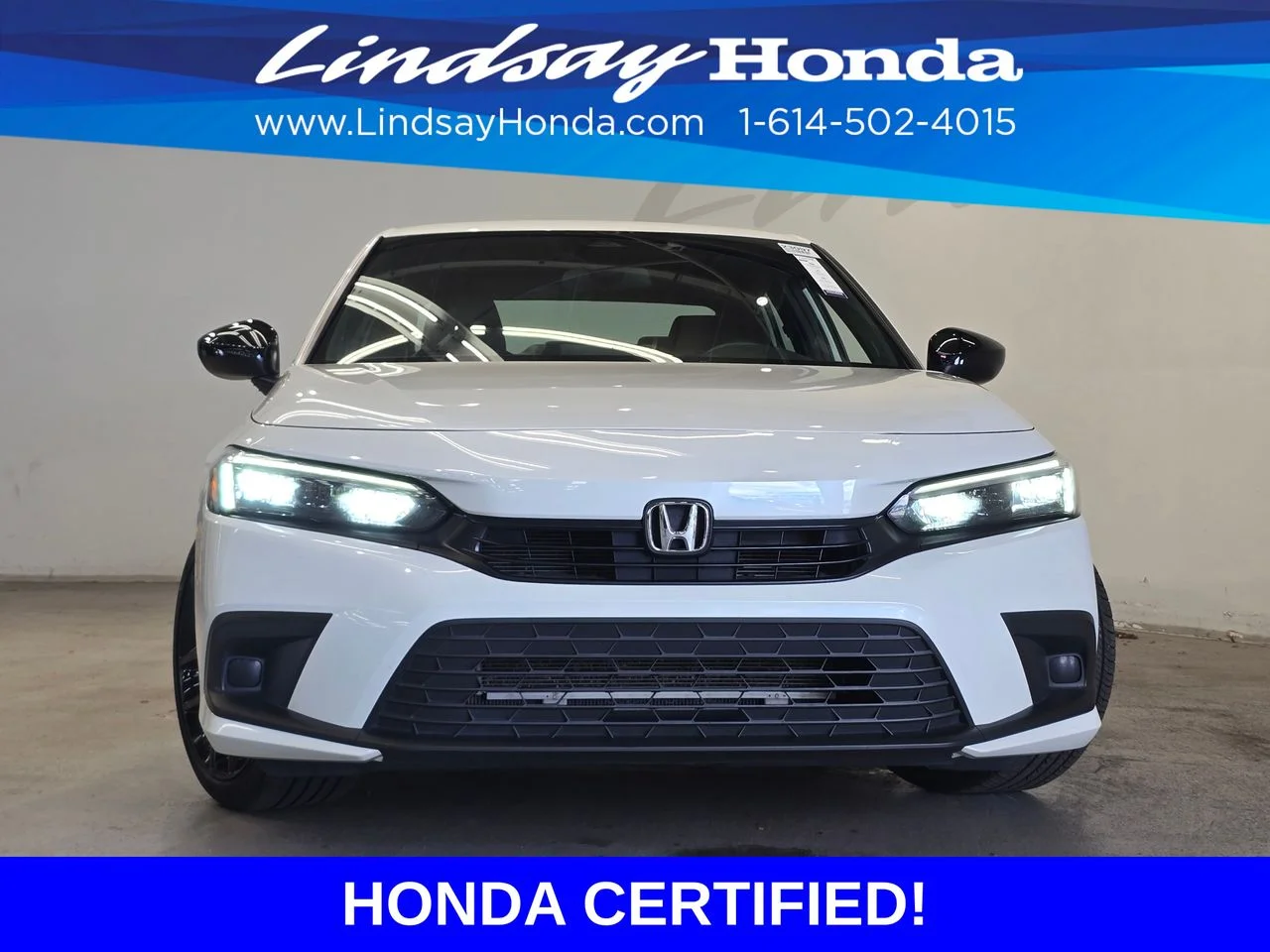 Certified Used 2023 Platinum White Pearl Honda Sport image 2