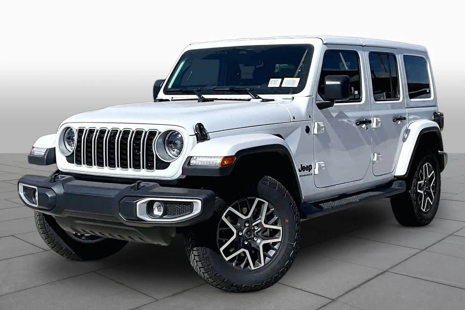 New 2026 Bright White Clearcoat Jeep Sahara image 2