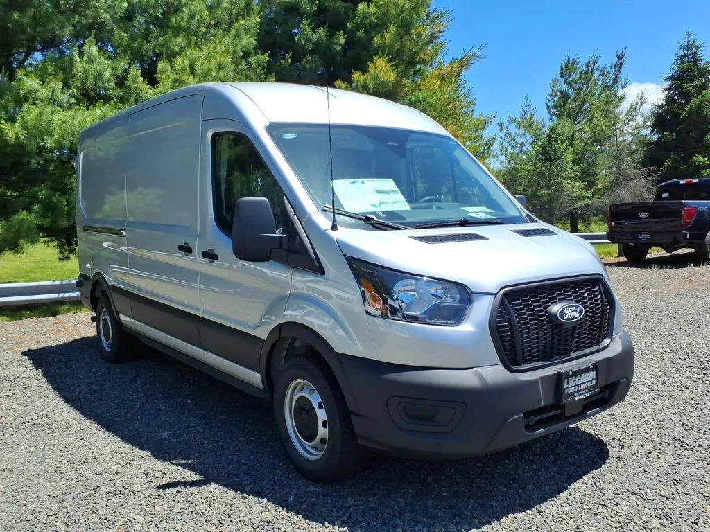 New 2026 Ingot Silver Metallic Ford Cargo Van image 1