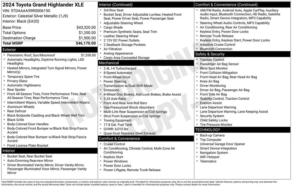 Used 2024 Silver Toyota XLE image 31