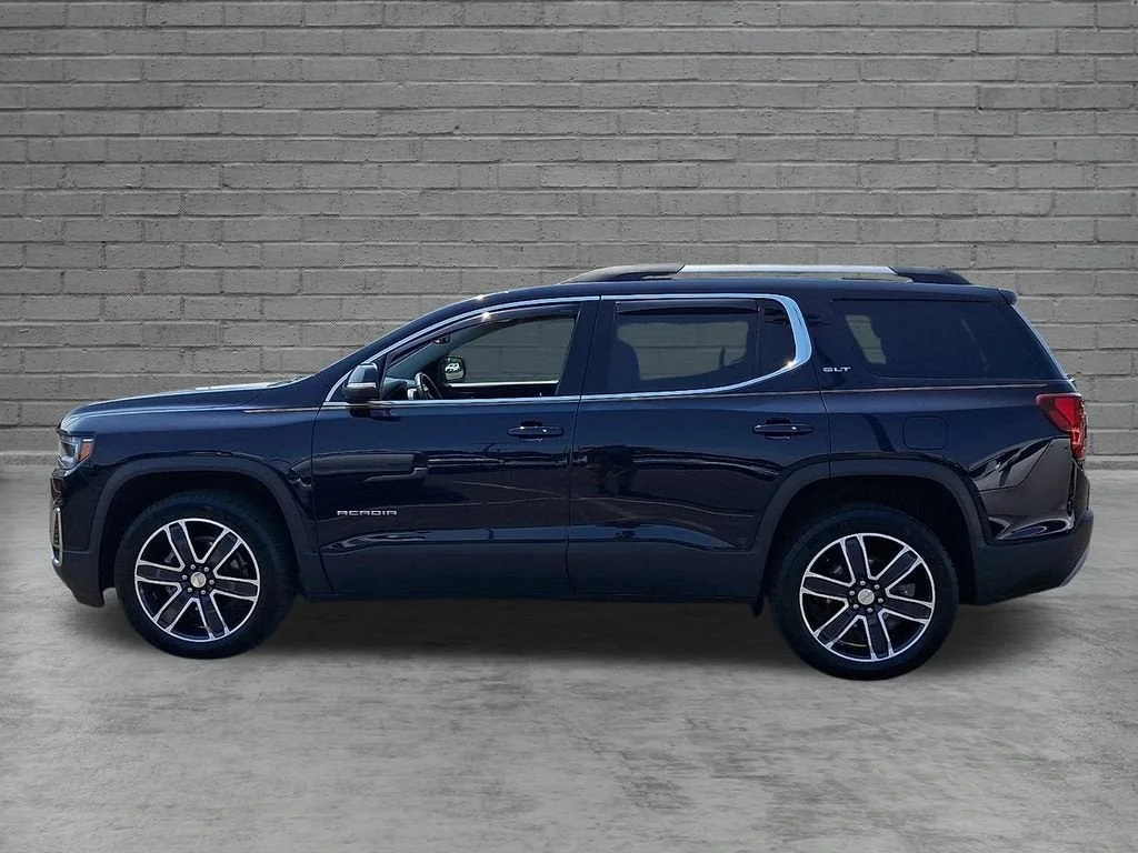 Used 2021 MIDNIGHT BLUE METALLIC GMC SLT image 36