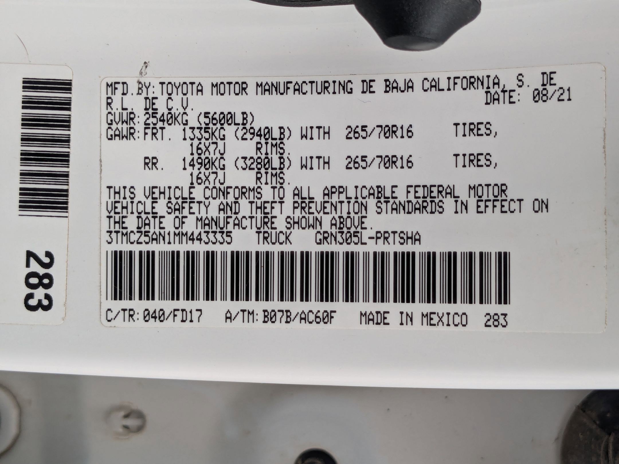 Used 2021 Super White Toyota TRD Off Road image 31