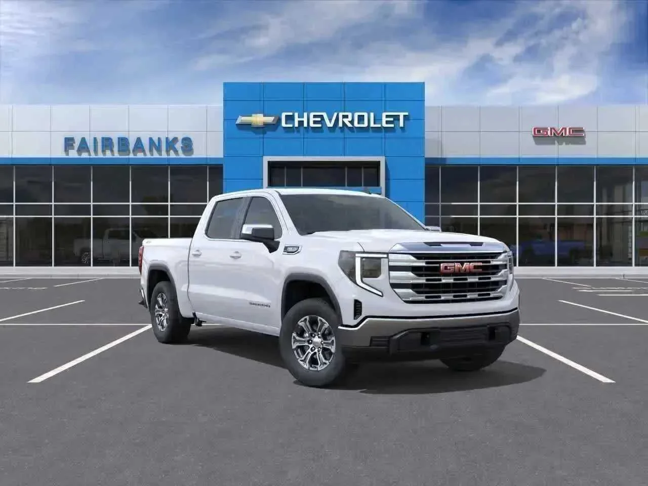 New 2026 Summit White GMC SLE image 1