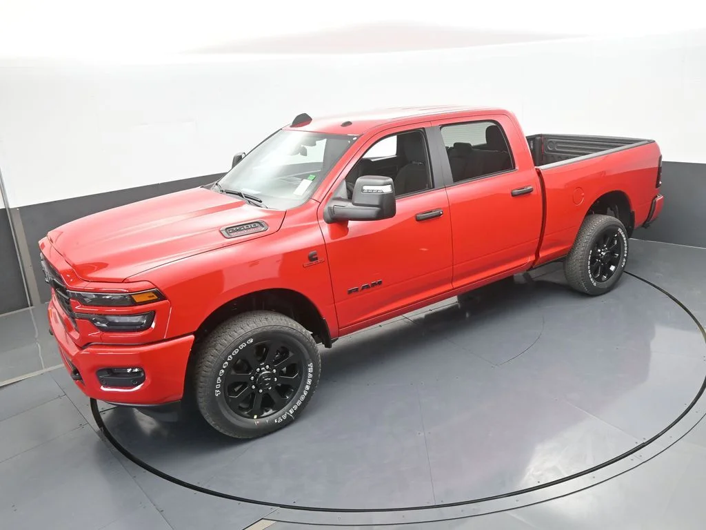 New 2026 Flame Red Clear-Coat Exterior Paint RAM Big Horn image 41