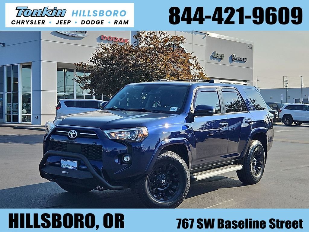Used 2022 Nautical Blue Metallic Toyota SR5 Premium image 1