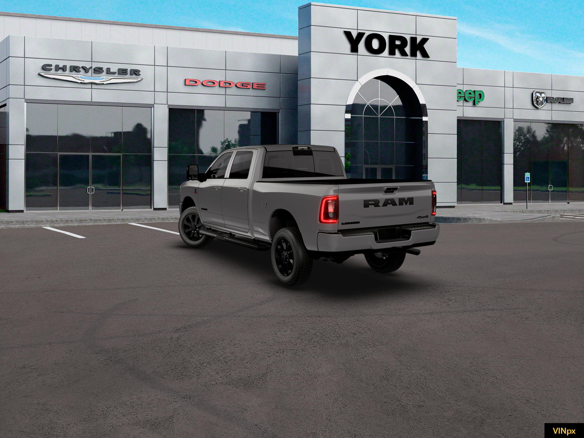 New 2026 Granite Crystal Metallic Clear-Coat Exterior Paint RAM LARAMIE image 17