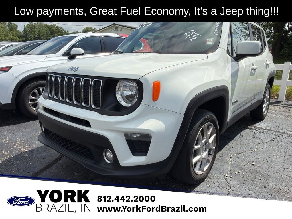 Used 2020 White Jeep Latitude image 1