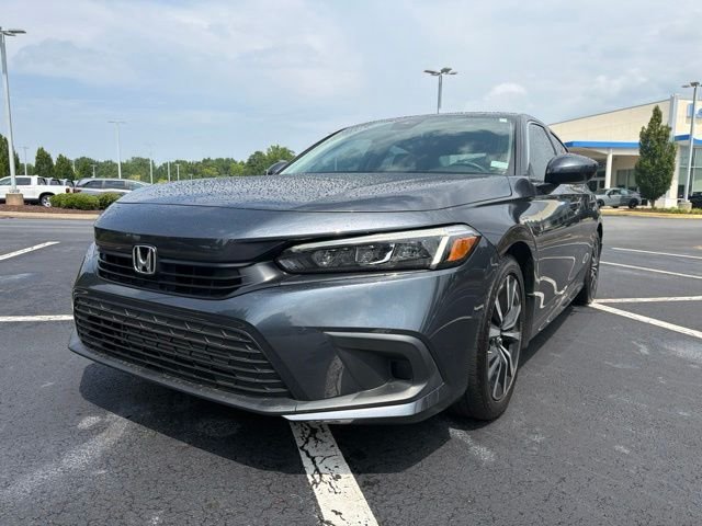 Certified Used 2024 Meteorite Gray Metallic Honda EX image 2