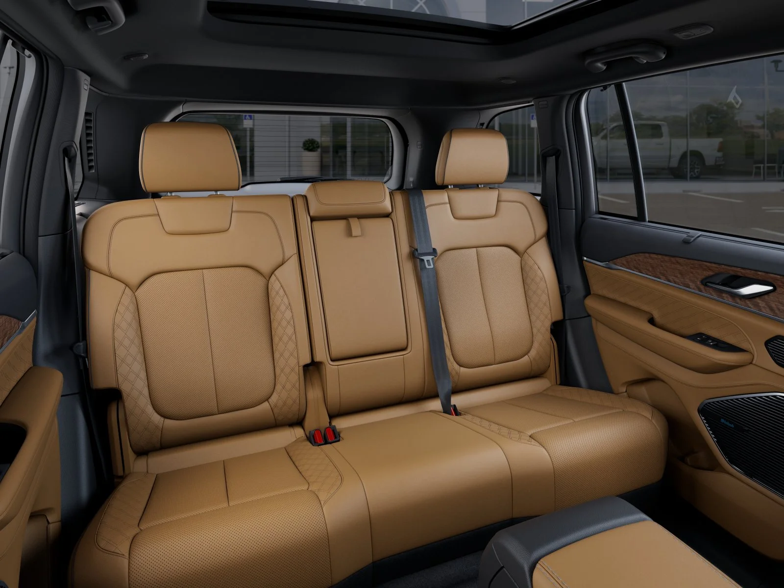 New 2025 Diamond Black Crystal Pearl-Coat Exterior Paint Jeep Summit Reserve image 45