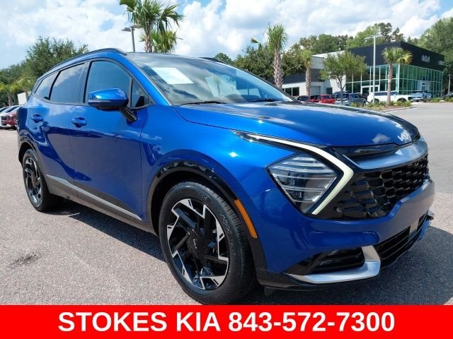 Used 2023 Blue Kia SX-Prestige image 3