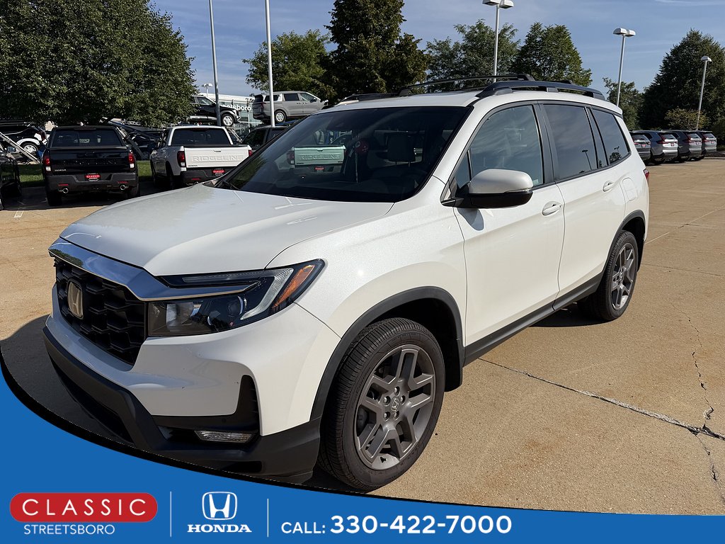 Used 2022 Platinum White Pearl Honda EX-L image 1