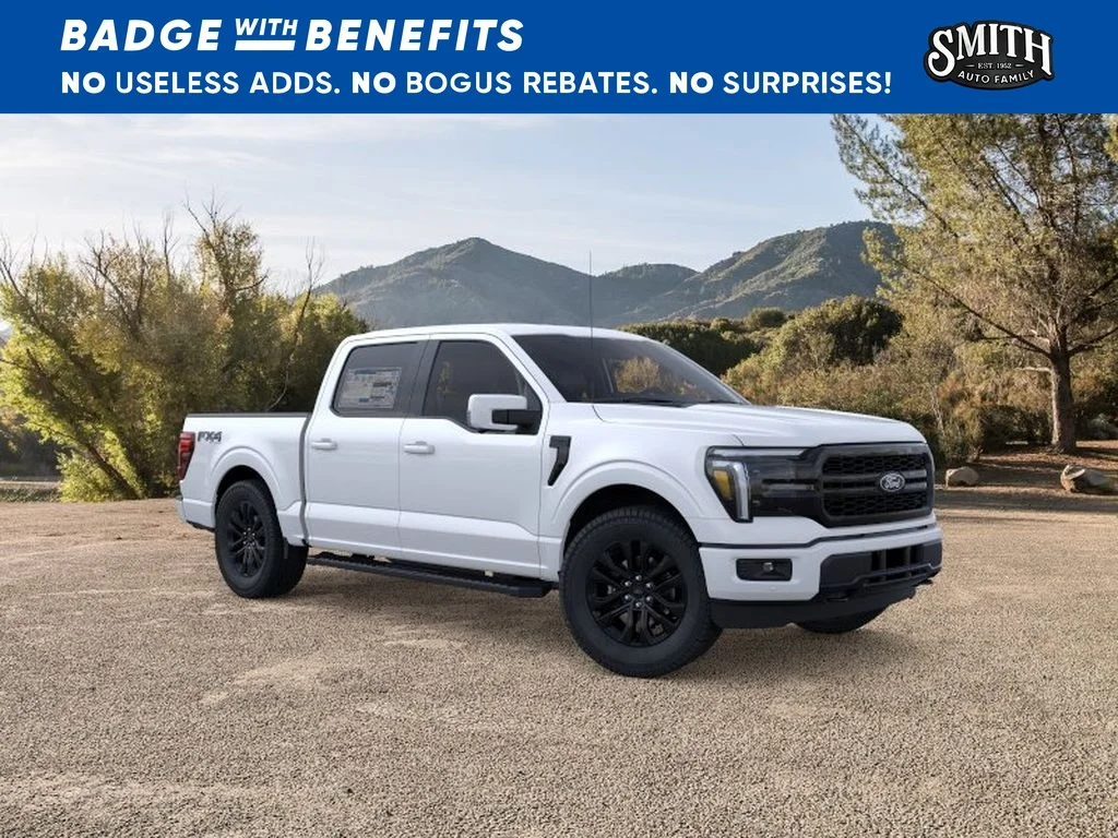 New 2026 Star White Metallic Tri-Coat Ford Lariat® image 8